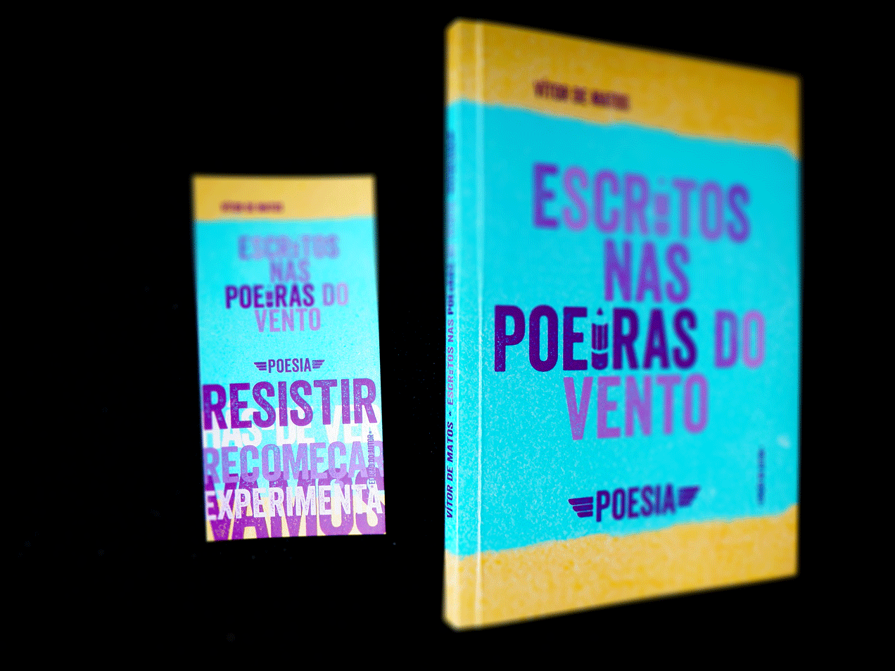 vitordematos . escritos nas poeiras do vento - design of a self published poetry book :: spread 56-57